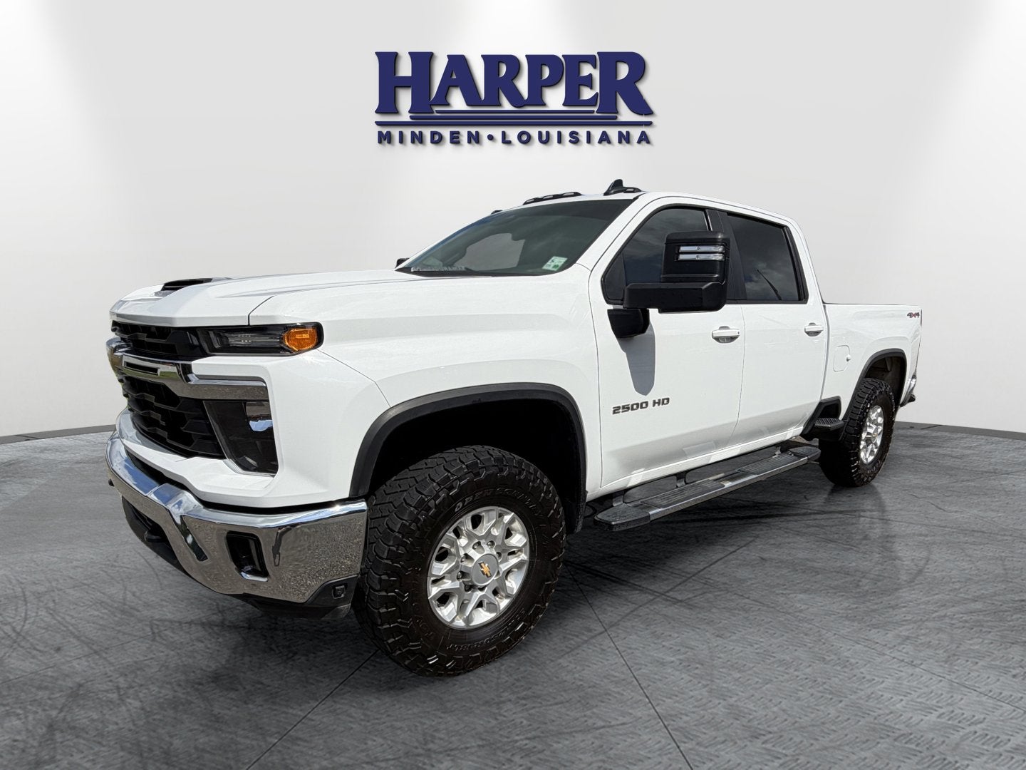 2024 Chevrolet Silverado 2500 HD LT in Summit White — front three-quarter view